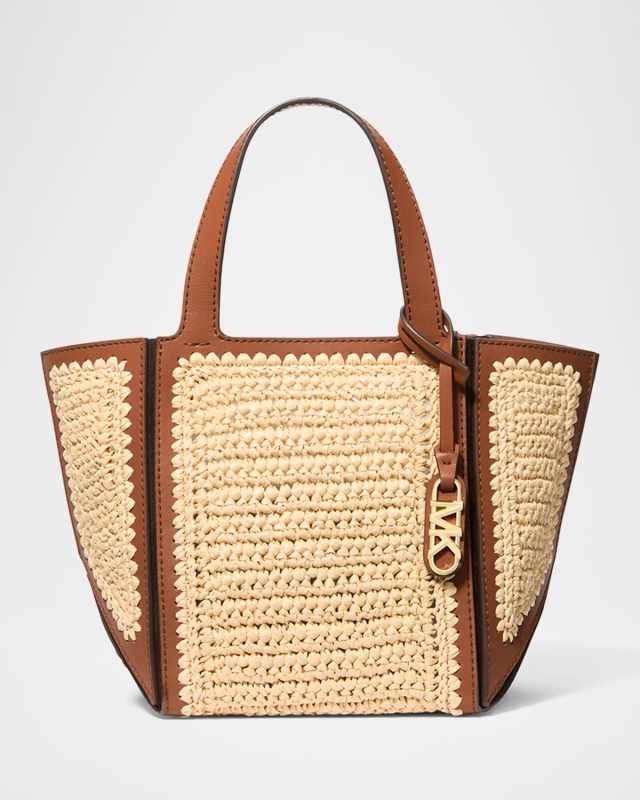 Jordi Small Crochet Top-Handle Bag